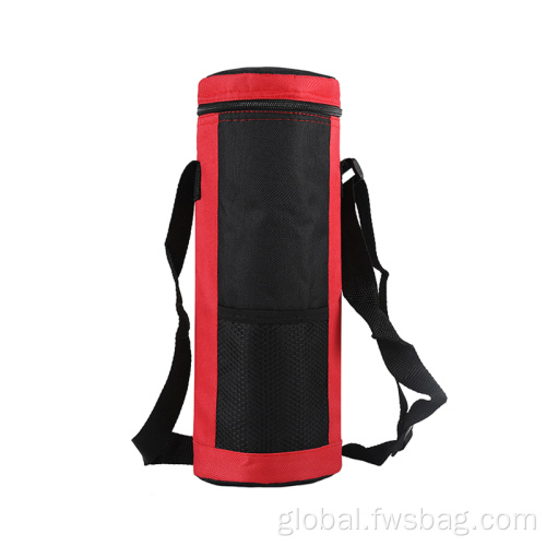 Custom Portable Wine Cooler Bag Zipper Oxford Material Insulated Bottle Wine Cooler Bags Supplier